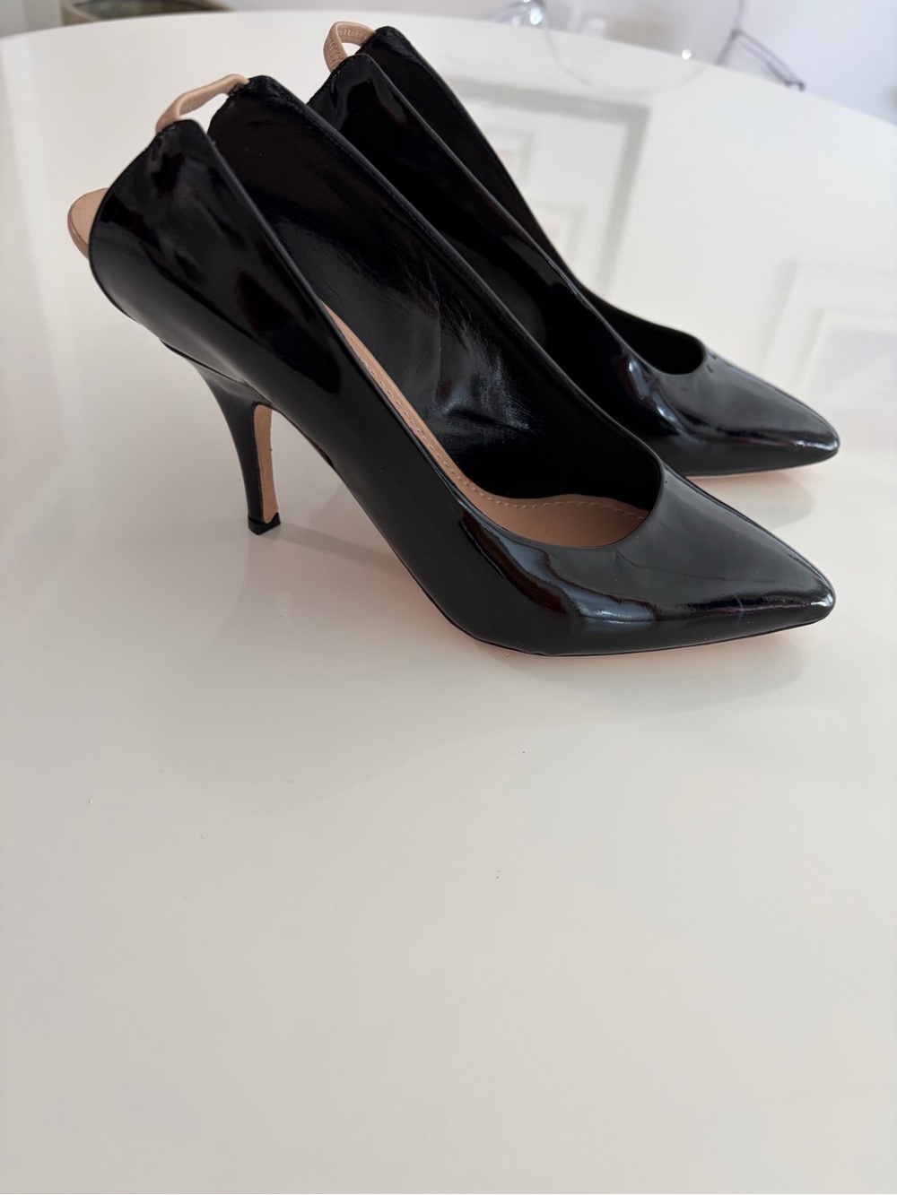 Marc Jacob’s Classic Black Patent Pointed-Toe Stiletto Pumps